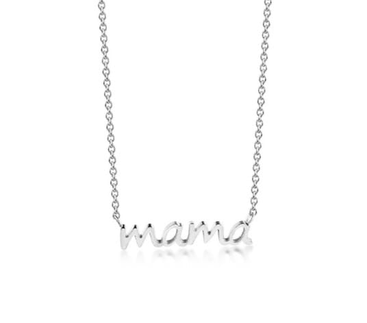 Mamá Italics Necklace