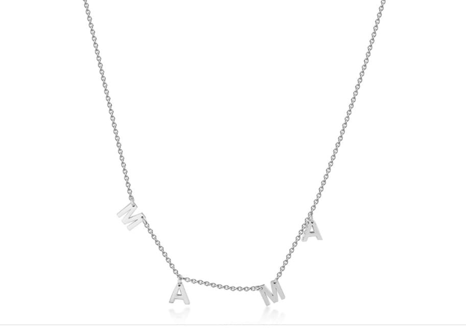 Mamá Capital Letters Necklace