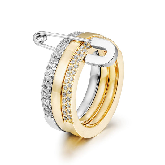 Two Tone Pin Ring | Kiiro Accessories