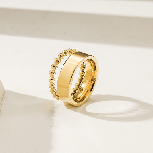 Dual Gold Ring | Kiiro Accessories